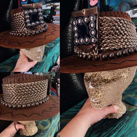 Customed Bronze, Silver and Gold Metals Hat main image 11